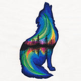 Northern Lights Wolf