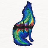 Northern Lights Wolf