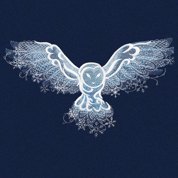 Snow Baroque Owl