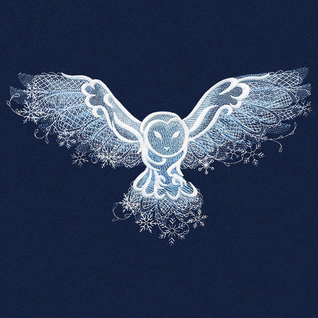 Snow Baroque Owl