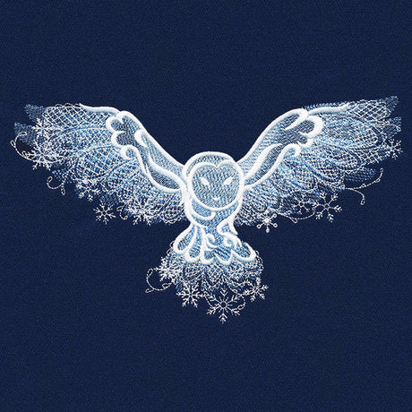 Snow Baroque Owl