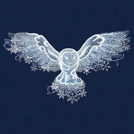 Snow Baroque Owl
