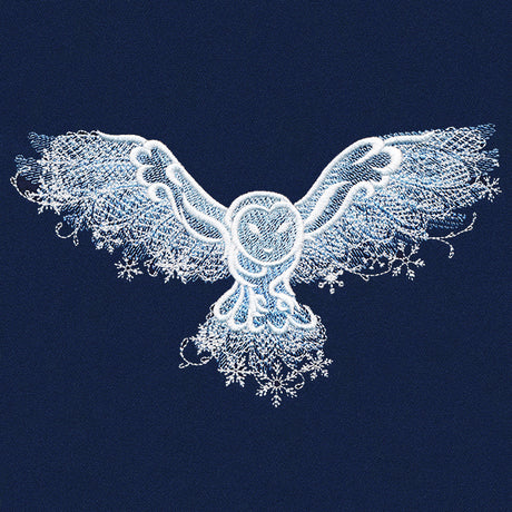 Snow Baroque Owl