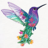 Hummingbird in Flowers