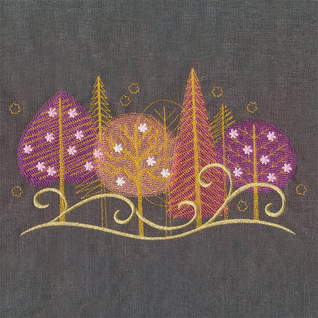 Festive Spring Forest