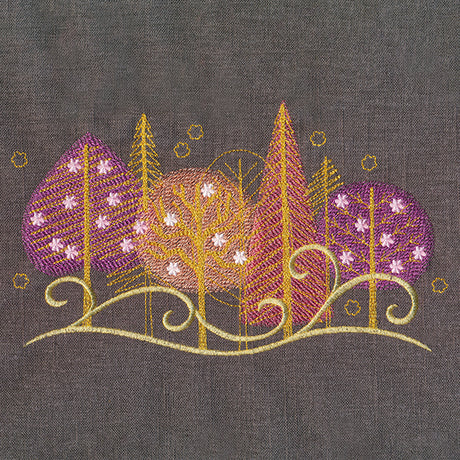Festive Spring Forest