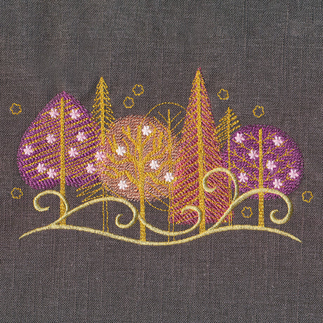Festive Spring Forest