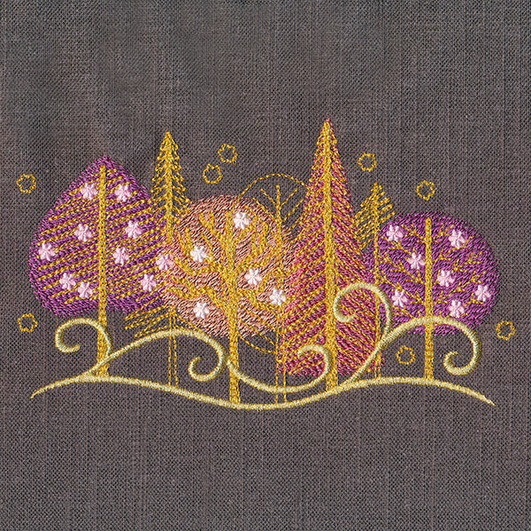 Festive Spring Forest
