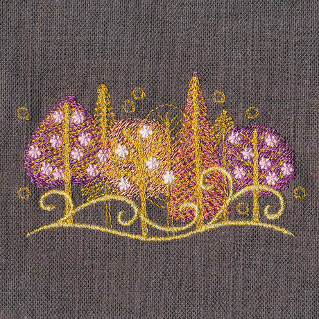 Festive Spring Forest