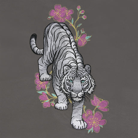 Tiger in Cherry Blossoms