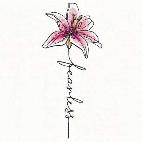Fearless Lily in Bloom