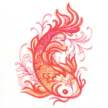 Fanciful Flourishes - Koi