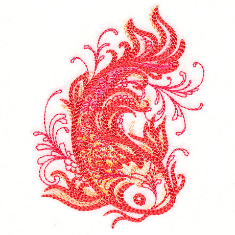 Fanciful Flourishes - Koi
