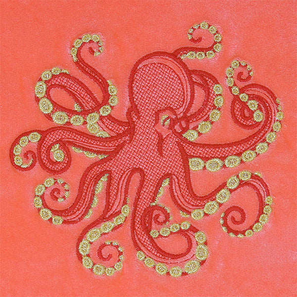 Gilded Dreams Octopus (Embossed)
