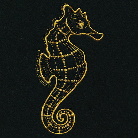 Gilded Seahorse