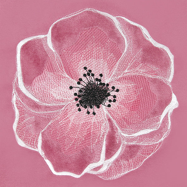 Peaceful Petals Poppy (Embossed)