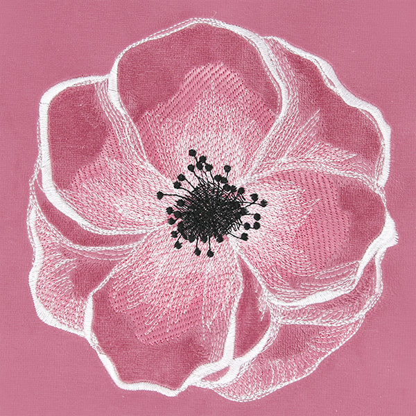 Peaceful Petals Poppy (Embossed)