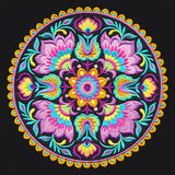 Folk Flowers Medallion