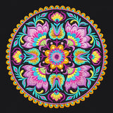 Folk Flowers Medallion