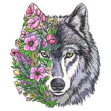 Wolf in Flowers