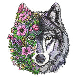 Wolf in Flowers