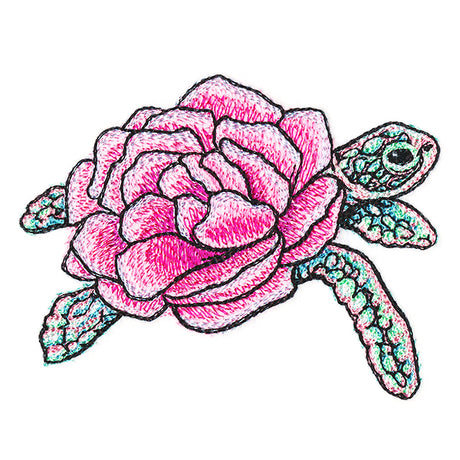 Floral Sea Turtle