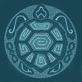 Sea Turtle Mandala (Embossed)