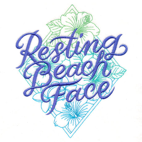 Resting Beach Face