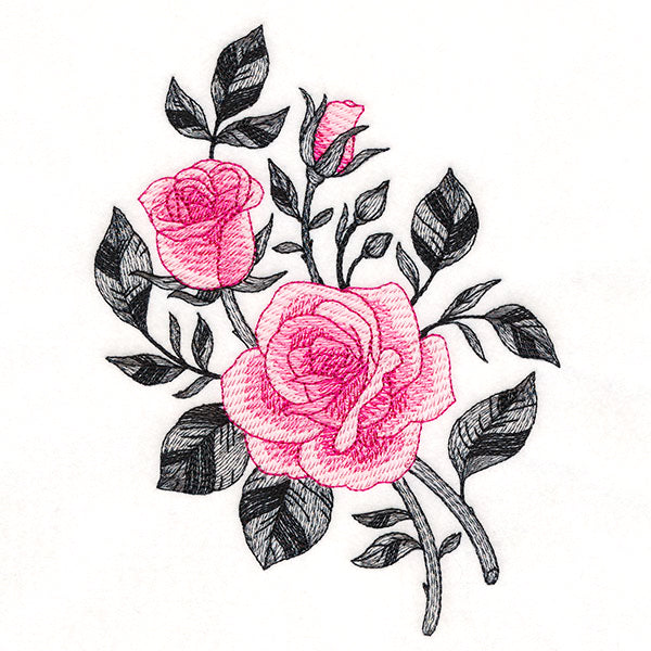 Delicate Rose Spray