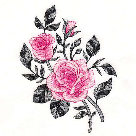 Delicate Rose Spray