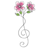 Blooming Treble Clef