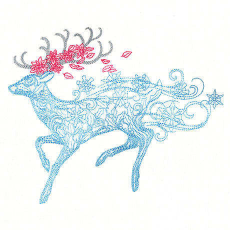 Branching Christmas Reindeer