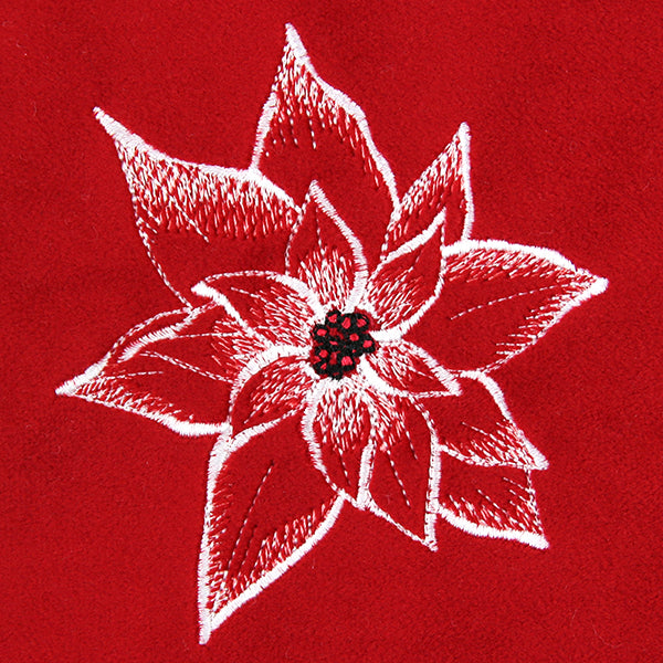 Peaceful Petals Poinsettia (Embossed)