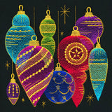 Glistening Christmas Ornaments