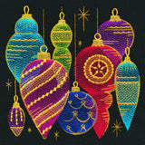 Glistening Christmas Ornaments