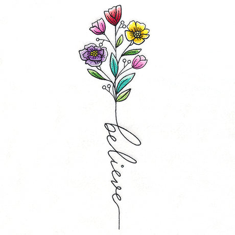 Believe Wildflowers in Bloom