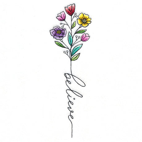 Believe Wildflowers in Bloom