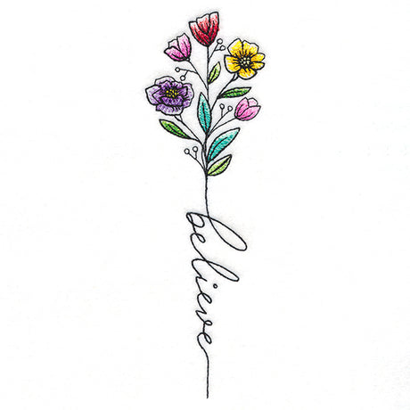 Believe Wildflowers in Bloom