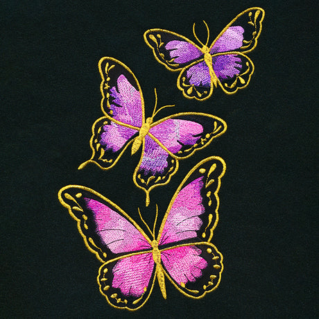 Whimsical Butterfly Trio
