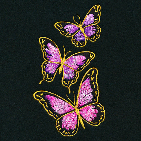 Whimsical Butterfly Trio