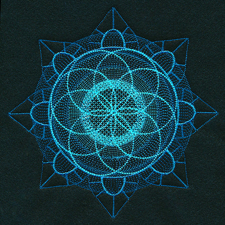 Magnetic Swirls Medallion