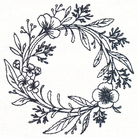 Delicate Botanical Wreath