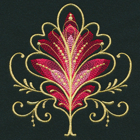 Gilded Mirage Oak Leaf