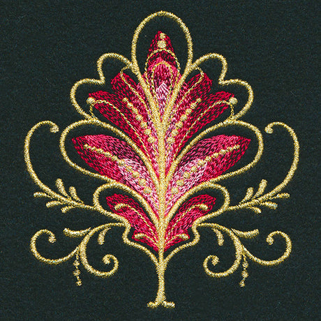 Gilded Mirage Oak Leaf