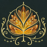 Gilded Mirage Aspen Leaf