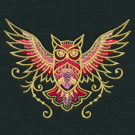 Gilded Mirage Owl