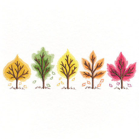 Falling Leaves Border