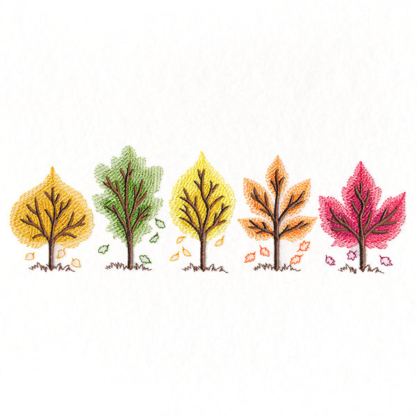 Falling Leaves Border