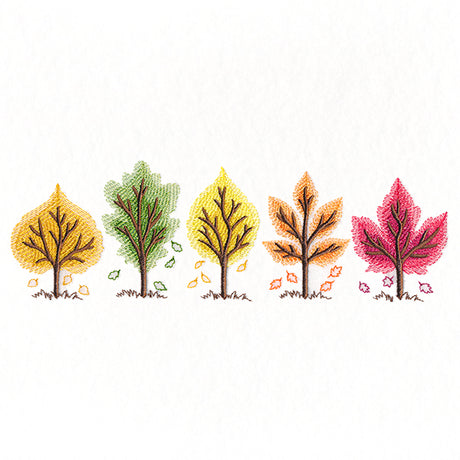 Falling Leaves Border