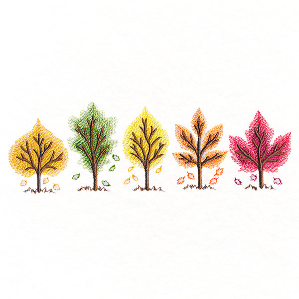 Falling Leaves Border